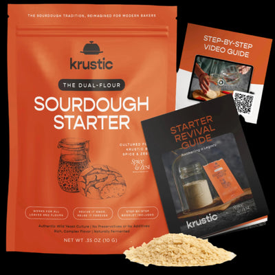 The Dual-Flour Starter • Dehydrated Chips • 10 Grams