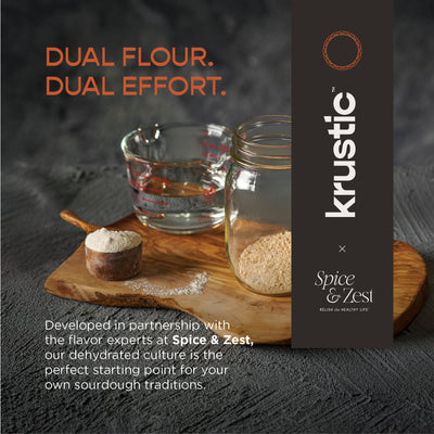The Dual-Flour Starter • Dehydrated Chips • 10 Grams