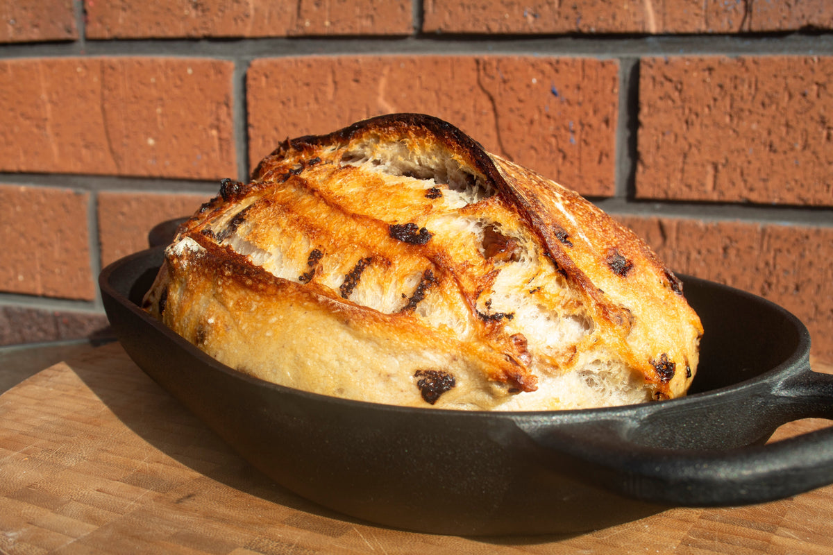 Candied Walnut Chocolate Chip Sourdough