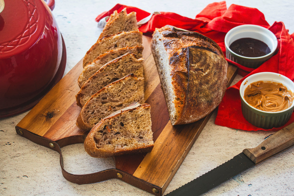 PB&J Swirl Sourdough Loaf