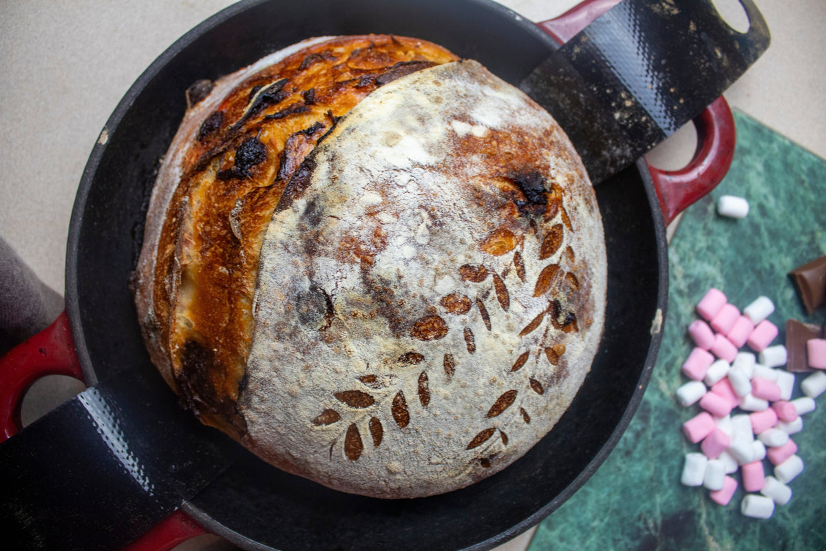 Chocolate Pistachio Coconut Sourdough