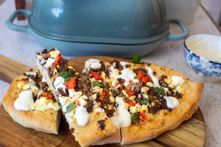 Spiced Lamb & Feta Turkish Pide