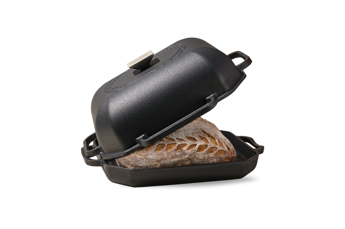 Artisan Bread in Cast Iron Pan