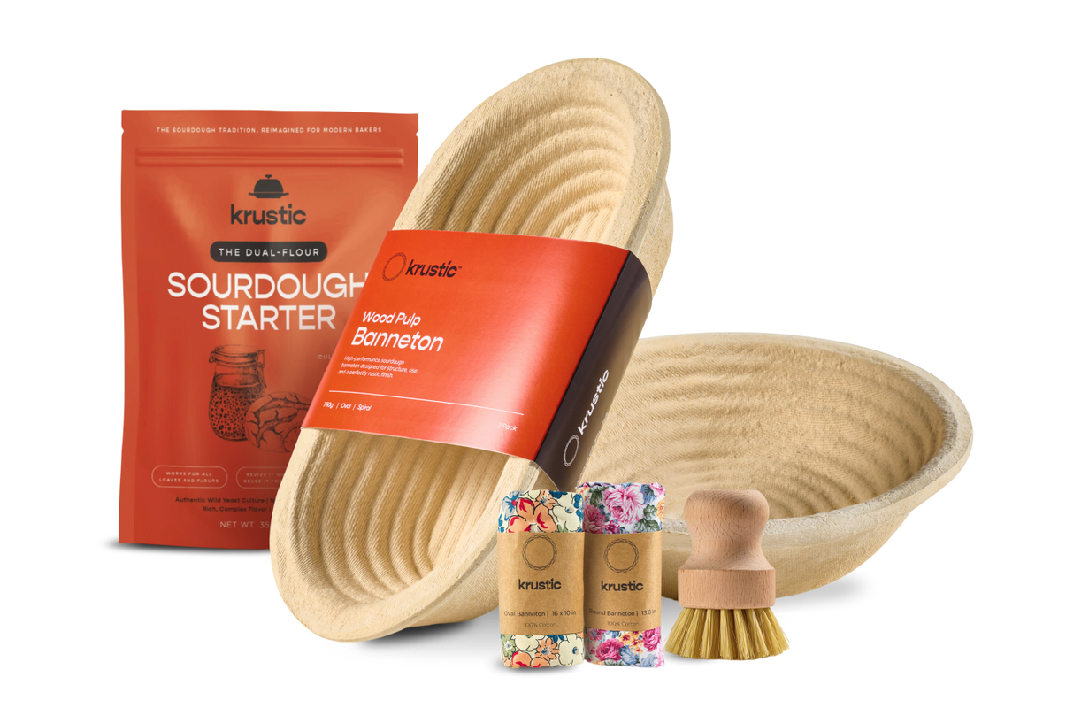 Artisan Bread in Cast Iron Pan