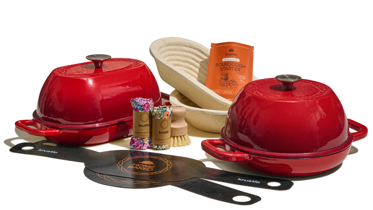 Artisan Bread in Cast Iron Pan