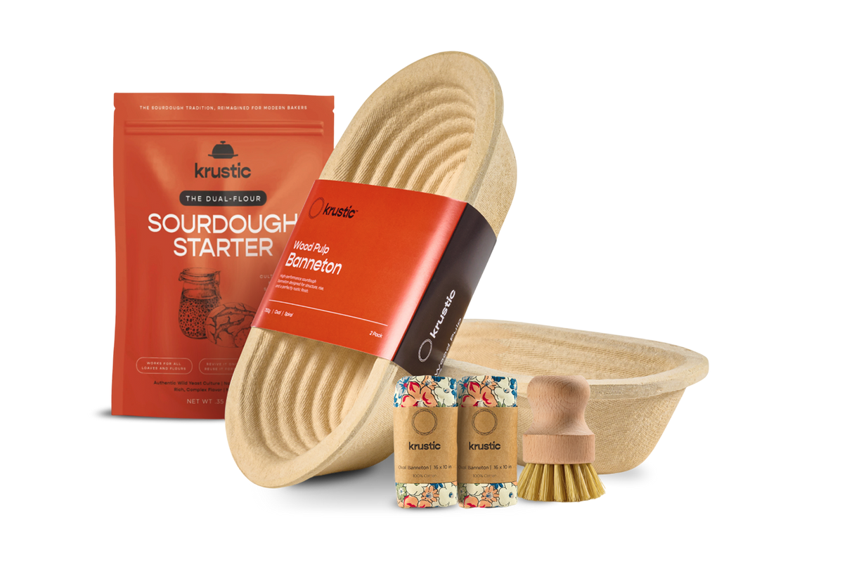 Artisan Bread in Cast Iron Pan