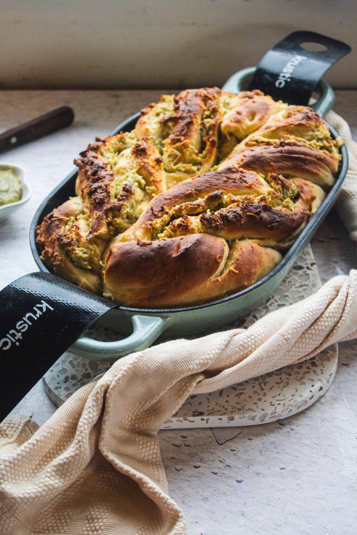 Dubai Chocolate Brioche Twists