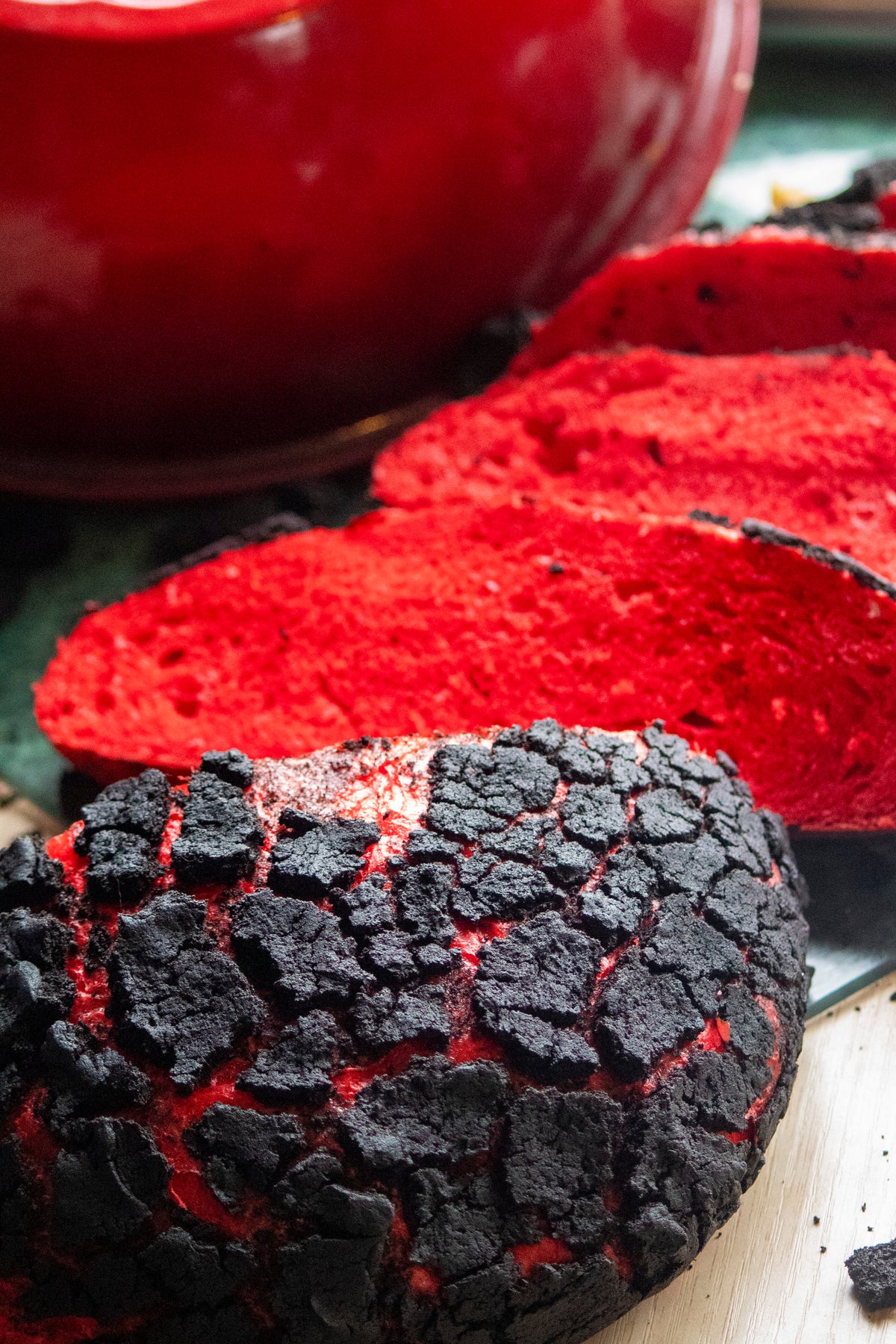 Black Crackle Halloween Loaf