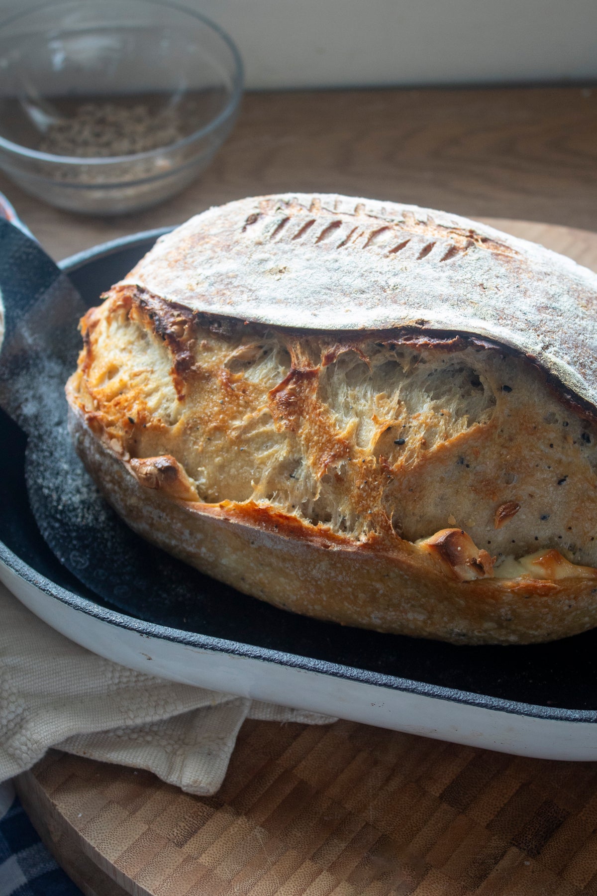 NYC Bagel-Style Sourdough Loaf