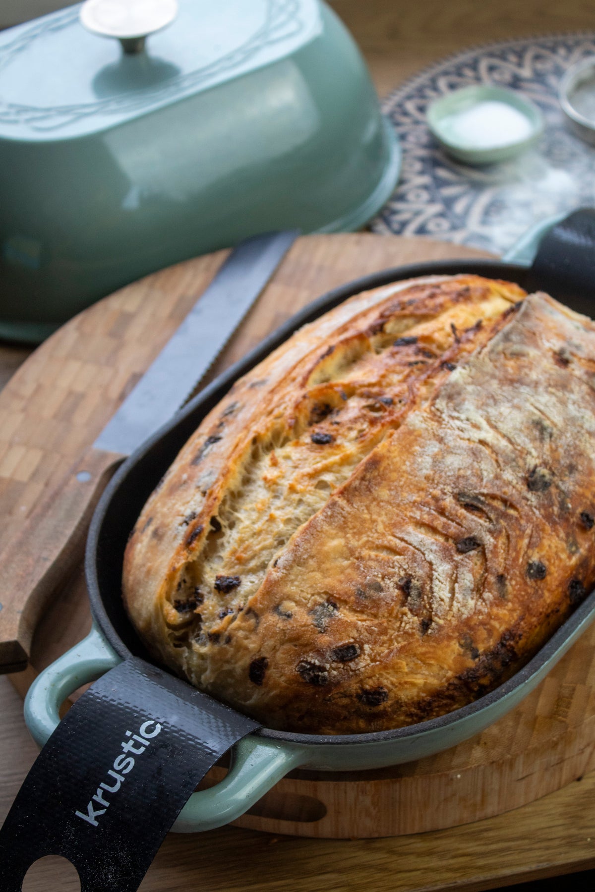 Viral Chocolate Croissant Sourdough Loaf