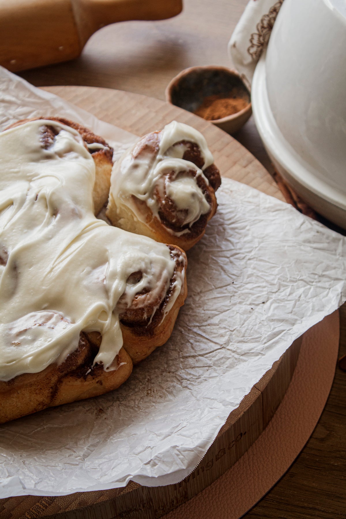 Dutch Oven Cinnamon Rolls