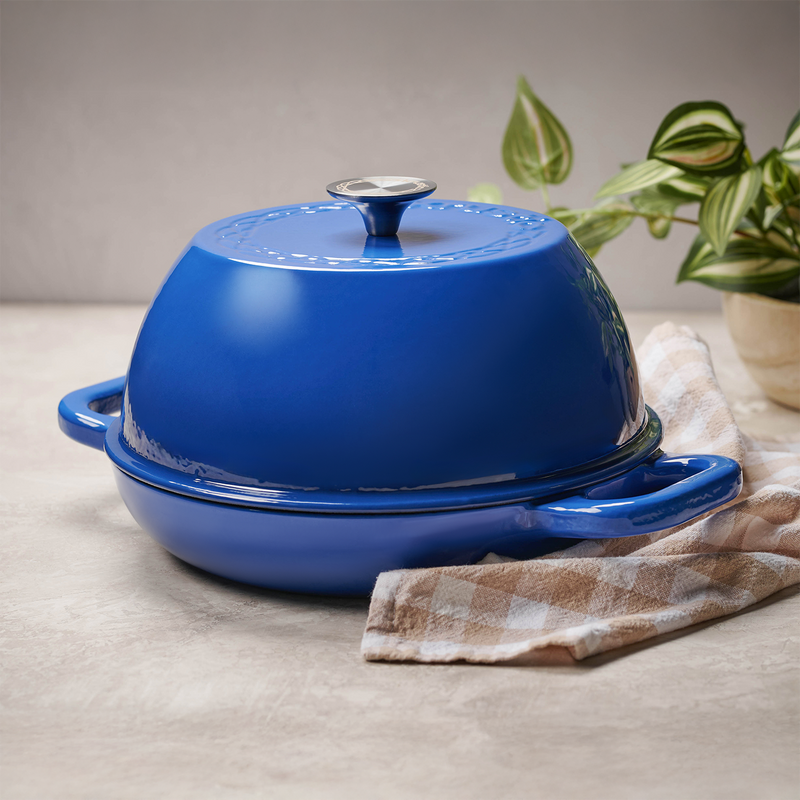 Artisan Bread in Cast Iron Pan