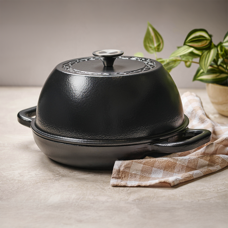 Artisan Bread in Cast Iron Pan
