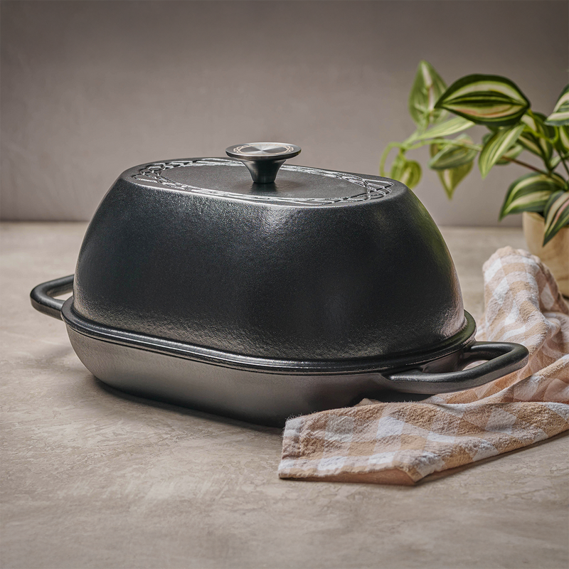 Artisan Bread in Cast Iron Pan