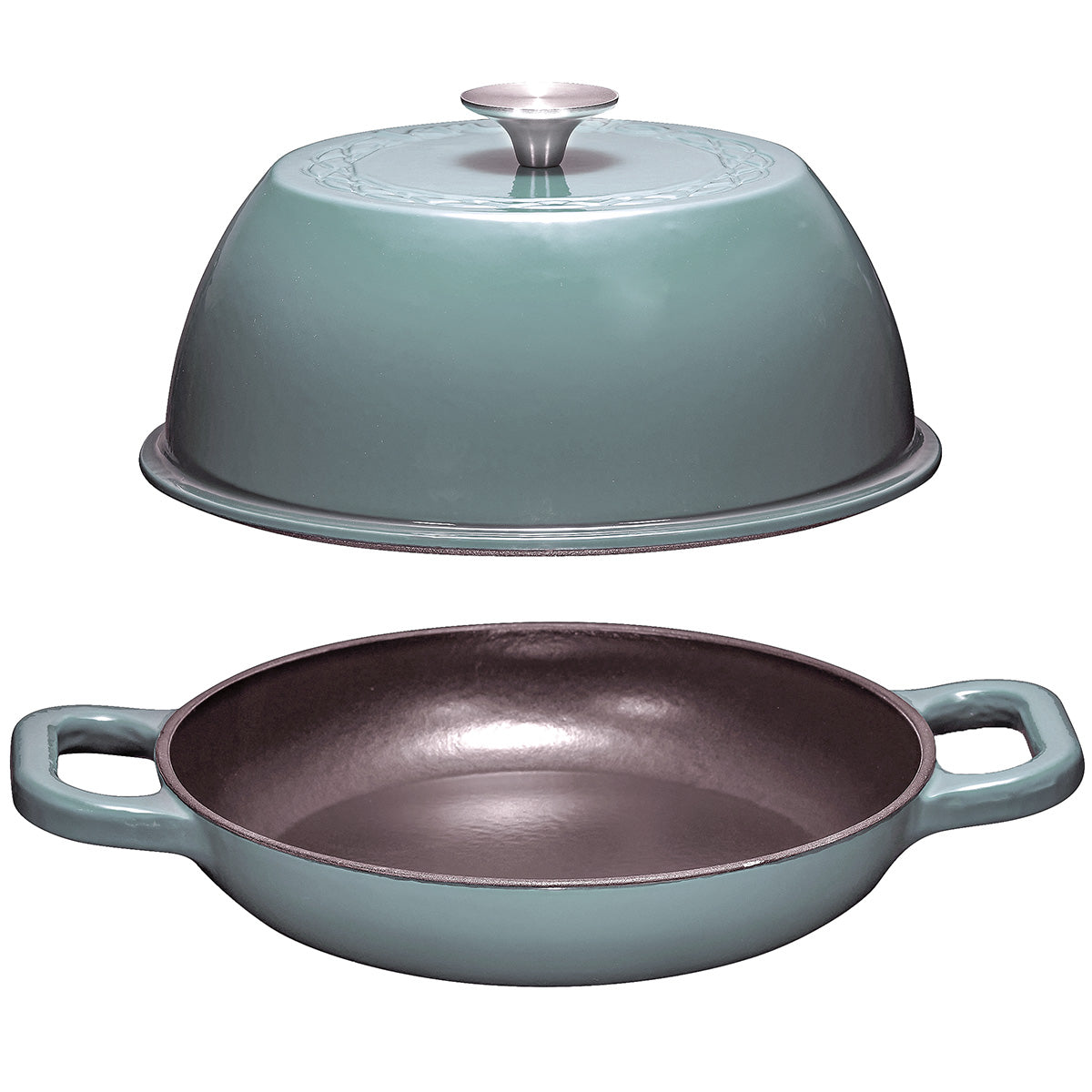 Krustic 6 QT Round Enameled Cast Iron Dutch Oven
