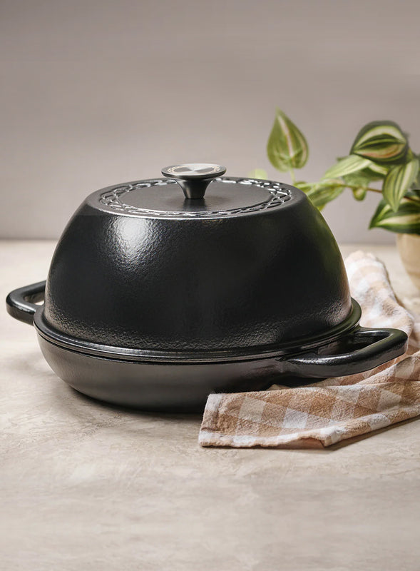 Artisan Bread in Cast Iron Pan